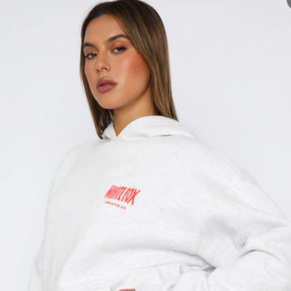 White Fox Archive 6.0 Oversized Hoodie -  Cloudburst - Picture 3 of 4